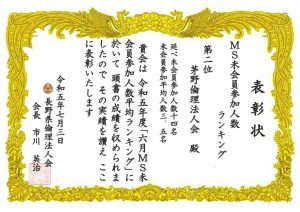 6月　2位茅野のサムネイル